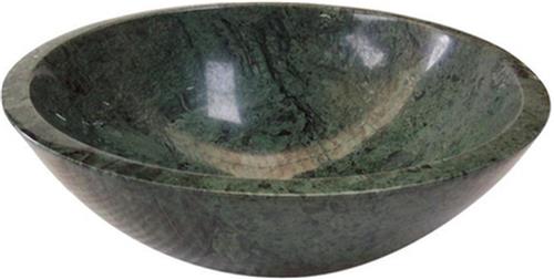 Saniclass Pesca Indian waskom  Ø43x13,5 cm  Marmer groen