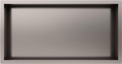 Fortifura Galeria Inbouwnis - 30x60x7cm - Geborsteld RVS PVD (RVS)