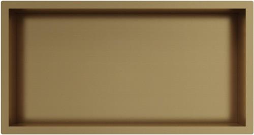 Fortifura Galeria Inbouwnis - 30x60x10cm - Geborsteld Messing PVD (Goud)