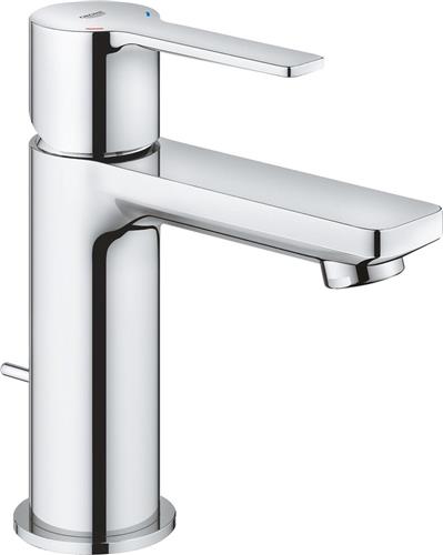 GROHE Lineare New Wastafelkraan XS - Extra lage uitloop - Met trekwaste - Energiebesparend - Chroom