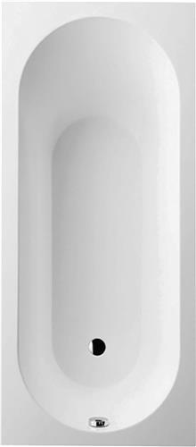 Villeroy & Boch Oberon bad - 170x70cm - quaryl rechthoekig met poten wit