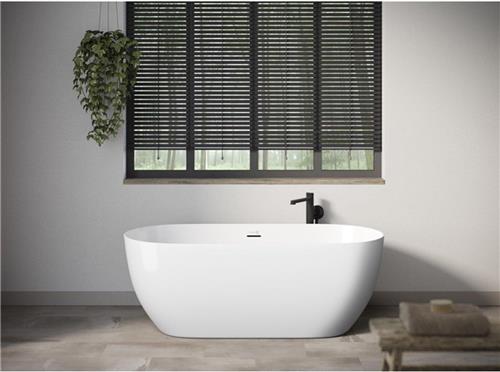 Looox Chill vrijstaand ligbad - 170x80x60cm - Acryl - wit glans