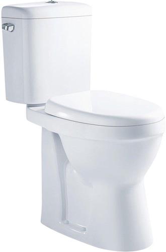 GO by Van Marcke XJoy Staand Toilet - spoelrandloos - verhoogd - PK - wc zitting - soft close - porselein wit