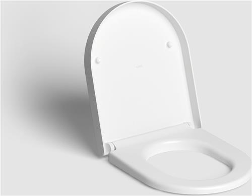 Clou Hammock toiletzitting met deksel 36.8x43.3x5cm softclose ABS wit mat