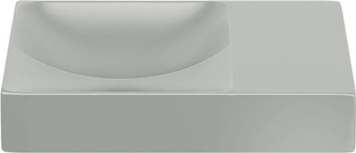 Clou Vale fontein 22cm zonder kranenbank, mat grijs keramiek