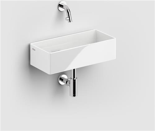 Clou New Flush fontein 38x18cm zonder kranenbank keramiek glanzend wit