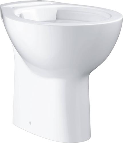 GROHE Bau closetpot diepspoel spoelrandloos AO 35.7x51.5cm 6/3L wit