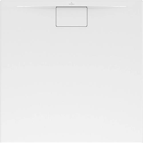 Villeroy & Boch Architectura Metalrim douchebak - acryl vierkant 100x100x1.5cm - alpine wit