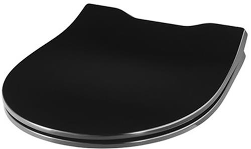 Pressalit Objecta pro polygiene closetzitting met deksel zwart