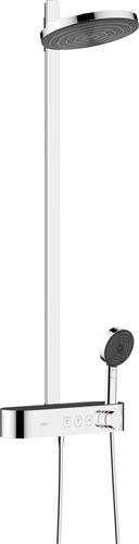hansgrohe Pulsify S Showerpipe 2jet mt ShowerTablet Select 400 chroom