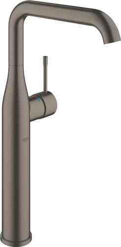 GROHE Essence New Wastafelkraan - Extra hoge draaibare uitloop - Hard Graphite geborsteld (mat antraciet)