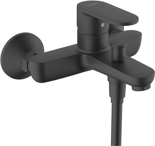 Hansgrohe Vernis Blend badmengkraan - opbouw - eengreeps - mat zwart