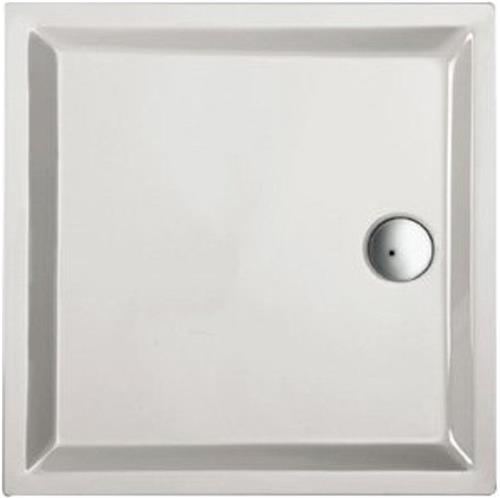 Plieger Liberty Douchebak - Acryl - Vierkant - 90 cm X 90 cm X 4 cm - Wit - 20 jaar - garantie