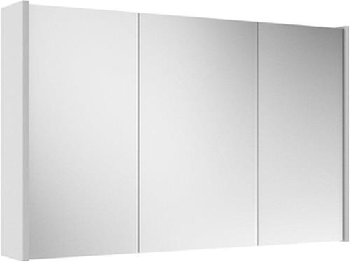 Saniclass Prime Spiegelkast - 100x63x16cm - inclusief zijpanelen - greige (grijs)