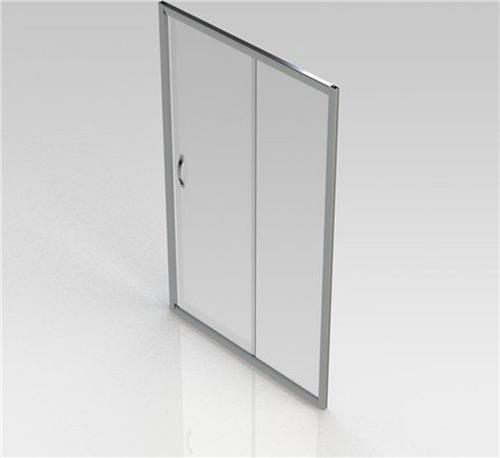 GO by Van Marcke Belo schuifdeur 120x190cm 6mm easy clean glas profielen aluminium verchroomd regelbaar 1160-1210mm