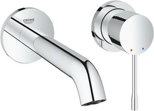 GROHE Essence Wastafelkraan Inbouw - uitloop 18.3cm - M-size - Chroom
