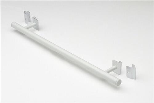 Nemo Spring verstelbare Handdoekdrager - L 500mm - verticale paneelradiator - Nemo Spring geprofileerd voorpaneel vlakke voorplaat - wit RAL 9016