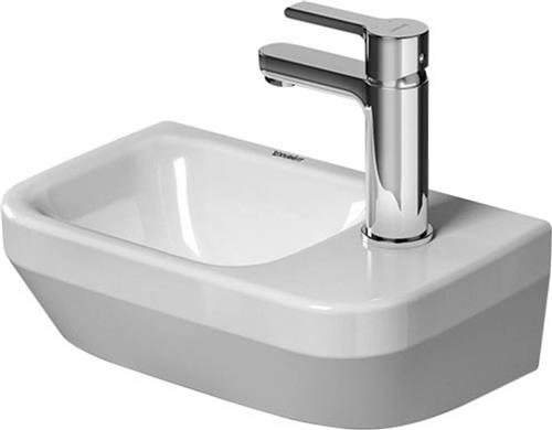 Duravit DuraStyle fontein kraangat rechts 36x22cm wit