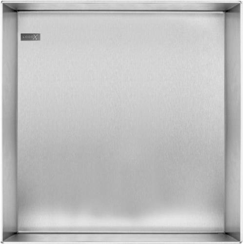 Looox Colour BoX inbouwnis - 60x30x10cm - RVS geborsteld