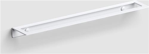 Clou Fold handdoekrek 45 cm, mat wit poedercoating
