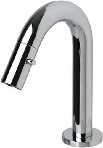 Plieger Lupo 2.0 Toiletkraan  Opbouw fonteinkraan  Laag model  Uitloop 10.1 cm  10 jaar garantie  Chroom