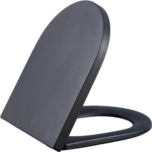 QeramiQ Dely Zitting - softclose - quickrelease - 35mm - mat zwart