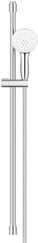 GROHE Tempesta 110 Glijstangset - 90cm - ronde handdouche - 2 straalsoorten - gladde doucheslang - chroom