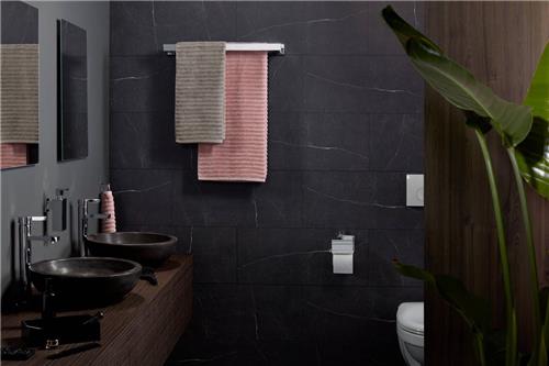 Haceka Edge Toiletrolhouder met klep chroom