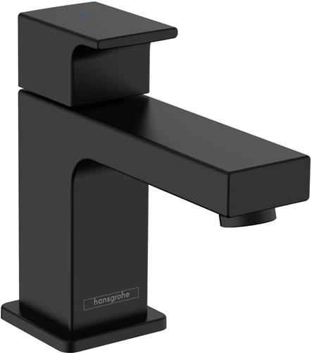 hansgrohe Vernis Shape fonteinkraan voor koud water zinc - zonder afvoer mat zwart