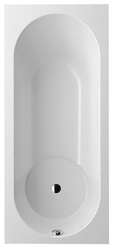 Villeroy & Boch Libra bad - 180x80cm - quaryl rechthoekig met poten wit