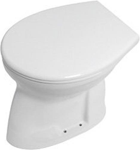 Plieger Brussel closetpot vlakspoel AO 35.5x46.5cm wit
