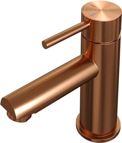 Brauer Copper Edition wastafelkraan - hendel 1 - geborsteld koper PVD