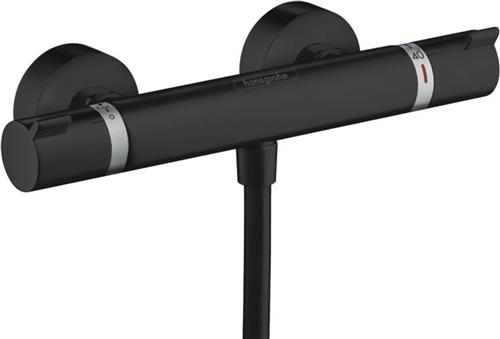 hansgrohe Ecostat Comfort opbouw douchethermostaat mat zwart