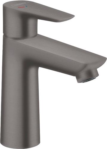 hansgrohe Talis E ééngreeps wastafelmengkraan 110 CoolStart met trekwaste Brushed Black Chrome