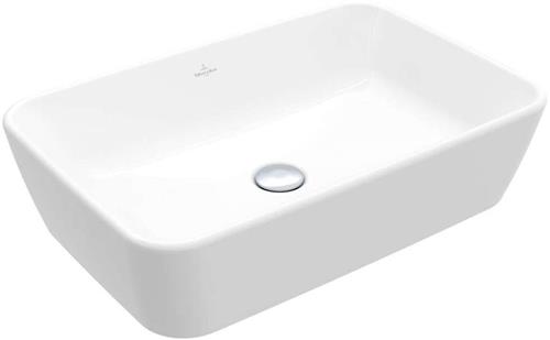 Villeroy & Boch Architectura - Opzetwastafel, 60x41 cm, met overloop, CeramicPlus, alpine wit 5A2760R1