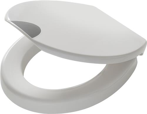 Tiger Comfort Care - WC bril - Toiletbril Softclose - Toiletverhoger 5 cm - Duroplast Wit