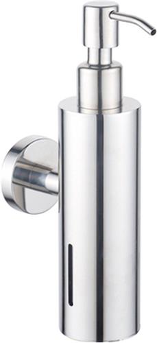 Fortifura Calvi zeepdispenser - wand - rond - chroom
