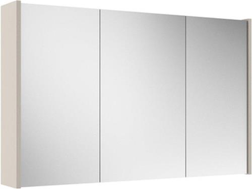 Saniclass Prime Spiegelkast - 100x63x16cm - inclusief zijpanelen - cotton (beige)