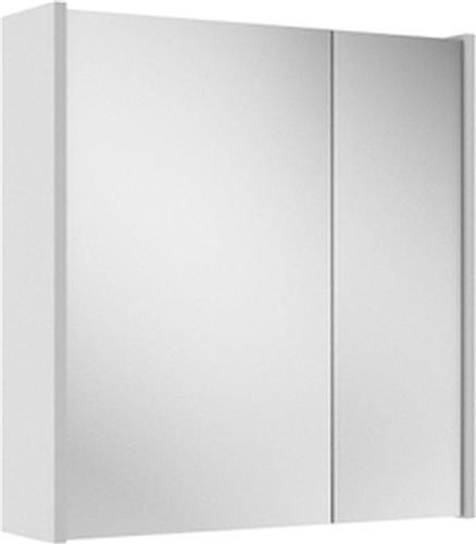 Saniclass Prime Spiegelkast - 60x63x16cm - inclusief zijpanelen - greige (grijs)