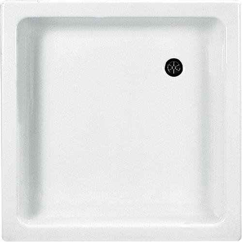 Nemo Start StratosH douchebak acryl 80x80x15cm afvoer D52 wit dikte 4 mm