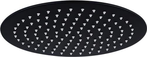 Fortifura Calvi Hoofddouche - 25cm - rond - 7mm - zwart mat