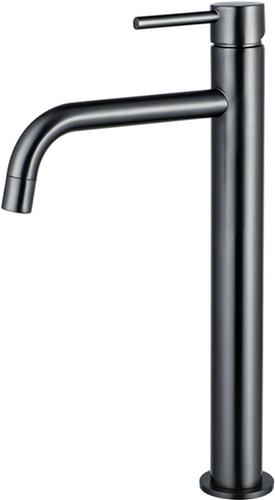 Fortifura Calvi Slim wastafelkraan  Kraan  Badkamerkraan  Gunmetal