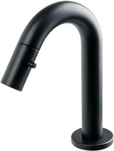Plieger Lupo 2.0 Toiletkraan  Opbouw fonteinkraan  Laag model  Uitloop 10.1 cm  10 jaar garantie  Mat zwart