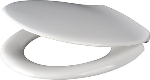 Saniclass Universo Closetzitting - quickrelease - softclose - Duroplast - 44.4x37.8x6cm - wit glanzend