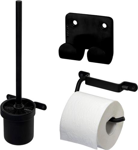 Haceka IXI Toiletset - 3-delig - Mat Zwart