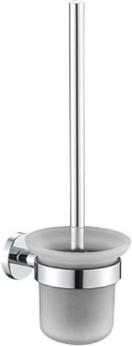 Plieger Vigo Wc Borstel  Toiletborstel Met Houder Glas  Wandhouder  10 jaar garantie  Chroom