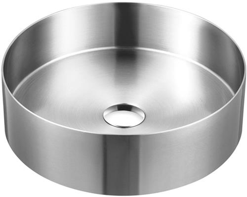 Saniclass ONE Waskom - 36x36x11cm - RVS - Geborsteld RVS