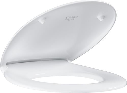 GROHE Bau WC bril - Met deksel - Incl. bevestigingsset - Duroplast - Wit