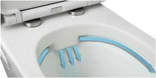 Nemo Go Gustav PACK staand toilet  met softclose en afneembare zitting  AO afvoer  wit