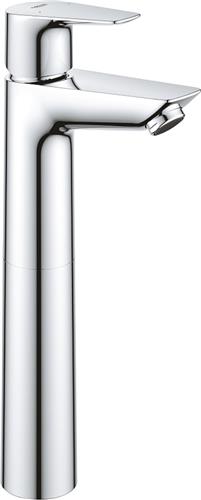 GROHE QuickFix Start Edge Wastafelkraan - Waterbesparend - Incl. waste - Chroom